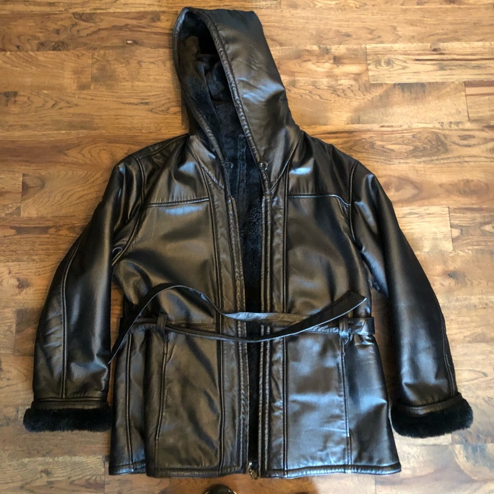 Wilson’s Leather Lined Jacket with Hood